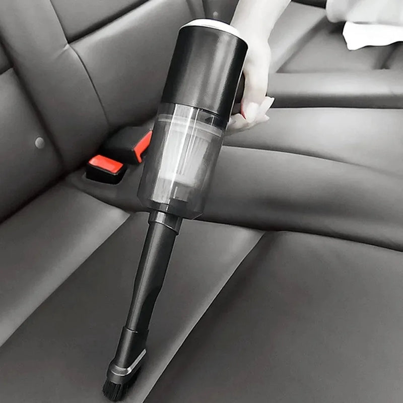 Mini aspirador de pó portátil para carros e casa, bateria recarregável USB, teclados de PCs e gabinetes, conveniente e eficiente em qualquer lugar