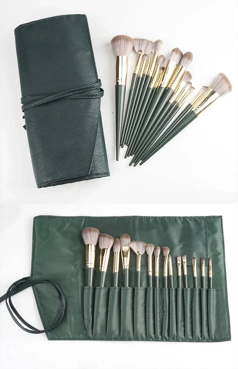 JTFIL Pincéis de maquiagem macios e fofos Ferramentas de maquiagem Pó cosmético Sombra Base Blush Mistura Beleza Pincel de maquiagem Beleza