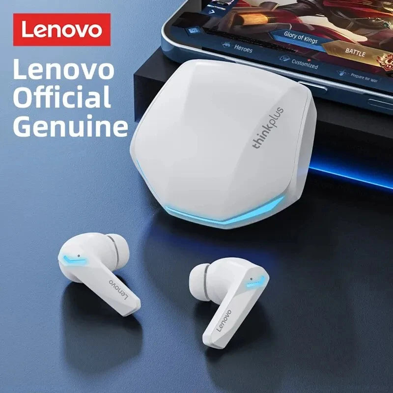 Fones de ouvido esportivos Lenovo GM2 Pro para jogos, Bluetooth 5.3, modo duplo, HD, redução de ruído,  2025