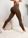Leggings esportivas femininas sem costura para levantamento de quadril, leggings de cintura alta para fitness, leggings push up para ioga, roupas de ginástica esportivas