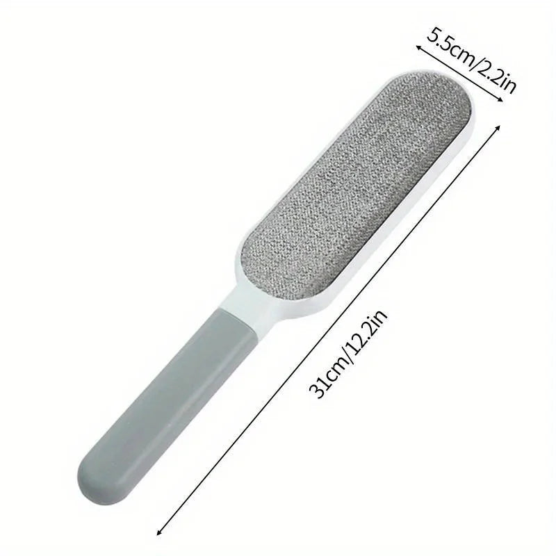 Removedor de pelos de animais de estimação de dupla face,  manual eletrostática para remoção de fiapos, para gatos, roupas, sofás, móveis, carpetes ect...