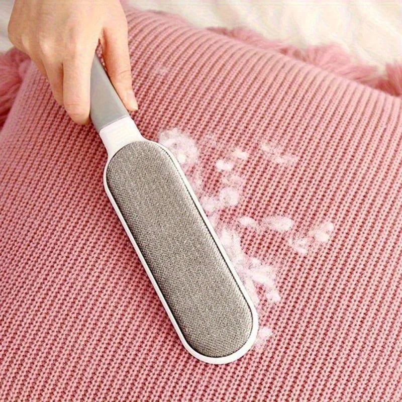 Removedor de pelos de animais de estimação de dupla face,  manual eletrostática para remoção de fiapos, para gatos, roupas, sofás, móveis, carpetes ect...