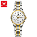 Relógio Feminino OLEVS 5567 — Luxo, Elegância e Funcionalidade impermeável com data semana e brolho noturno