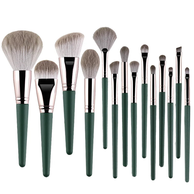 JTFIL Pincéis de maquiagem macios e fofos Ferramentas de maquiagem Pó cosmético Sombra Base Blush Mistura Beleza Pincel de maquiagem Beleza